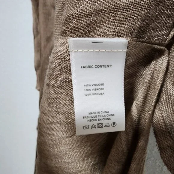 Free People All Tous Open Front Minimalist Kimono Neutral Beach Vacation Wear - Picture 8 of 11